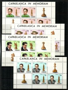 Cuba Scott 2560-63 Mint NH mini-sheets