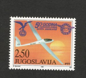 YUGOSLAVIA-MNH STAMP-AIRCRAFT COMMUNITY-1998.