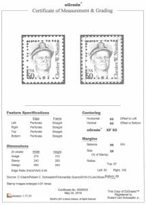 #1869 50 cent Chester W. Nimitiz, Stamp mint OG NH XF 92 XXF