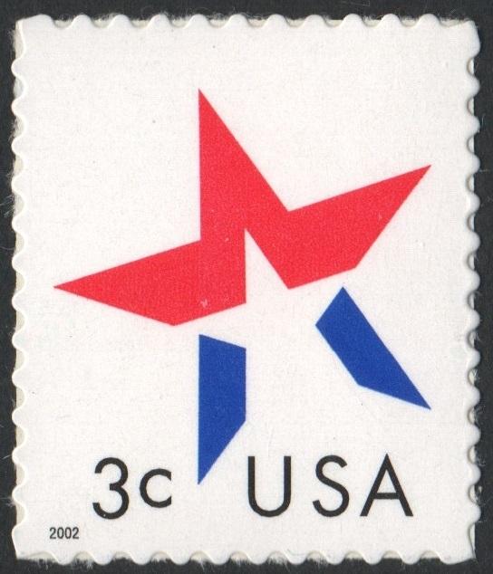 SC#3613 3¢ Star Single (2002) SA