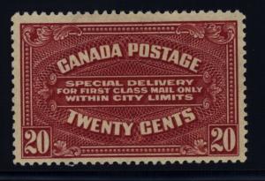 Canada E2 - mhh 20 cents special delivery stamp