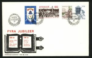 Sweden FDC Cachet 1979 IOGT 100 Year. 4 Jubilee