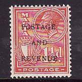    Malta-Sc#153- id6-unused light hinged 1&1/2p KGV-1928-