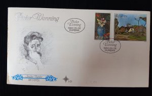 D)1980, SOUTH AFRICA, FIRST DAY COVER, ISSUE, PAINTING, PIETER WENNING, 1873-