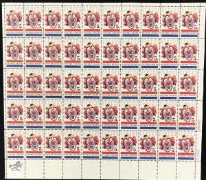 1309   American Circus  (Clown)    MNH 5¢ sheet  of 50    FV $2.50   Issued 1966