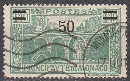 Monaco #96 F-VF Used  CV $8.75 (A13063)