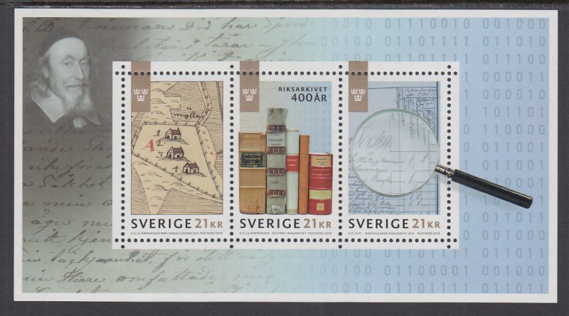 Sweden 2816 Souvenir Sheet MNH VF