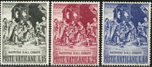 VATICAN Sc#254-268 1959 Year Five Different Complete Sets OG Mint NH