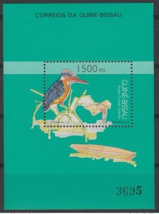 1992 Guinea-Bissau Mi. Bl. 289 bird bird bird bird bird fauna-