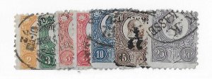 Hungary Sc #7-12 (including 2 shades of the 5K) used FVF