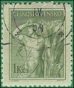 Czechoslovakia #652 1954 CTO