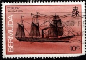 Bermuda - #485 Shipwrecks - Curlew - Used