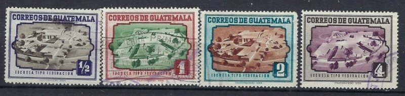 Guatemala 339-42 Used 1951 set (an9910)