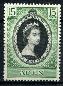 Aden   #47    Mint ,w/small hinge remnant 