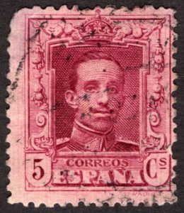 1926, Spain, 2c, King Alfonso XIII, Used, Sc 332