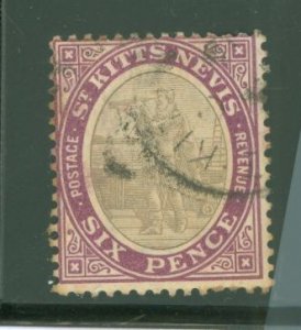 St. Kitts-Nevis #6 Used Single