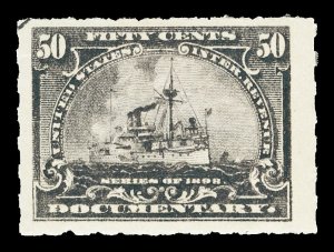 Scott R171 50c Battleship Revenue Mint F-VF H Cat $35