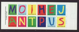 Finland 1996 MNH - Friendship - booklet of 12 stamps