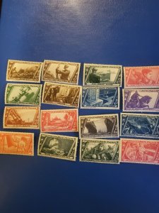 Stamps Italy Scott #290-305 never hinged