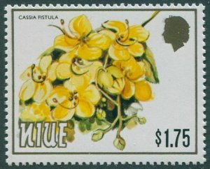 Niue 1984 SG537 $1.75 Flower cassia fistula MNH