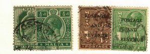 Malta #21, 50, 148-9 used