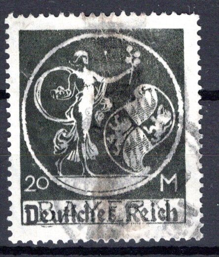 German States Bavaria Scott # 275, used