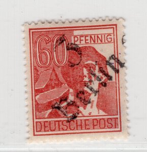 GERMANY SOVIET ZONE HOP BEZIRKSHANDSTEMPEL BEZIRK 3 RARE 60pf 179 I a MNH 187