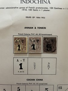Annam & Tonkin Scott #1-3
