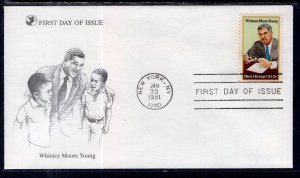 US 1875 Whitney Young Readers Digest U/A FDC