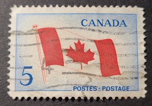 CA S#439 U-VF $0.05 06/30/1965 - Canadian Flag