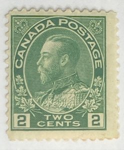 CANADA 1911-1925 #107 King George V 'Admiral' Issue - MH (CV 25$ +)