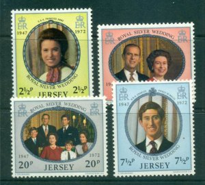 Jersey 1972 QEII 25th Wedding Anniv. MLH lot54064