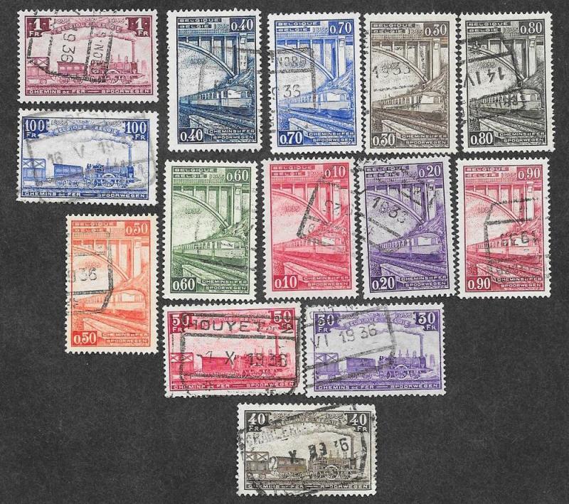 Belgium Q184-Q193,Q204-Q207 Used!