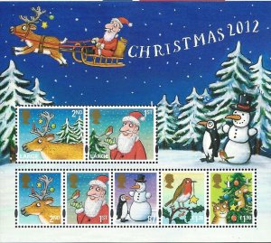 GB 2012 Christmas Illustrations by Axel Scheffler Miniature Sheet SG MS3422 U/M