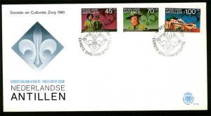 Ned. Antillen -1981 Boy Scouting FDC
