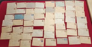 HUGE Lot of Post WWII WW2 German covers letters Registered + Soviet Censors ++