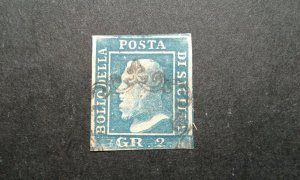 Italy-Sicily #13 used thin e204 8733