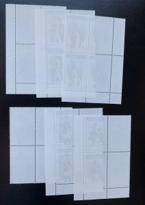Benin 1997 Military Uniforms in blocks of 4, MNH.  Scott 952-957, CV $27.80