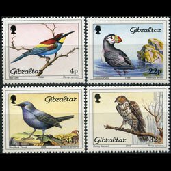 GIBRALTAR 1988 - Scott# 532-5 Birds Set of 4 NH