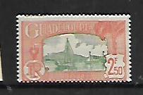 GUADELOUPE, 133, MINT HINGED,  HARBOR SCENE