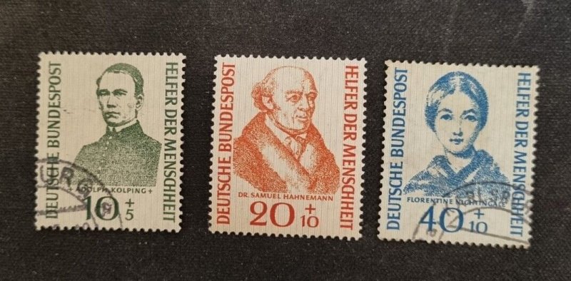 germany Bundepost - 40+10 Florence Nightingale and used Lot #704