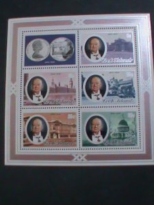 COOK ISLAND-1974 SC#421a  SIR WINSTON CHURCHILL  MNH  MINI SHEET VERY FINE