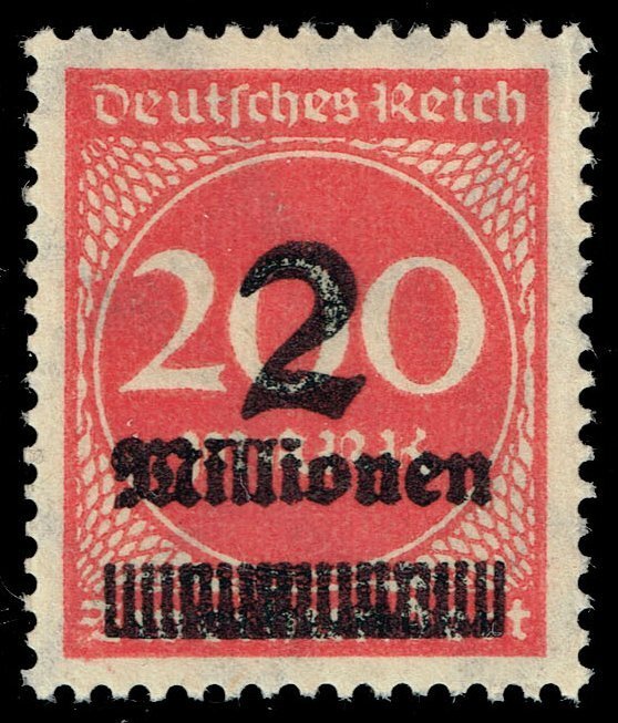 Germany #269 Numeral - Surcharged; MNH