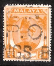 Malaya Selangor 1949 Sc 81 2c Used