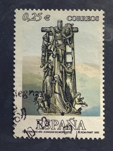 Spain 2002 Scott 3194 used -0.25€, Hio Cross, Cruceiro de Hío, Pontevedra