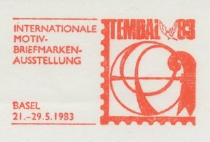 Meter cut Switzerland 1982 Philatelic exhibition - Tembal 83