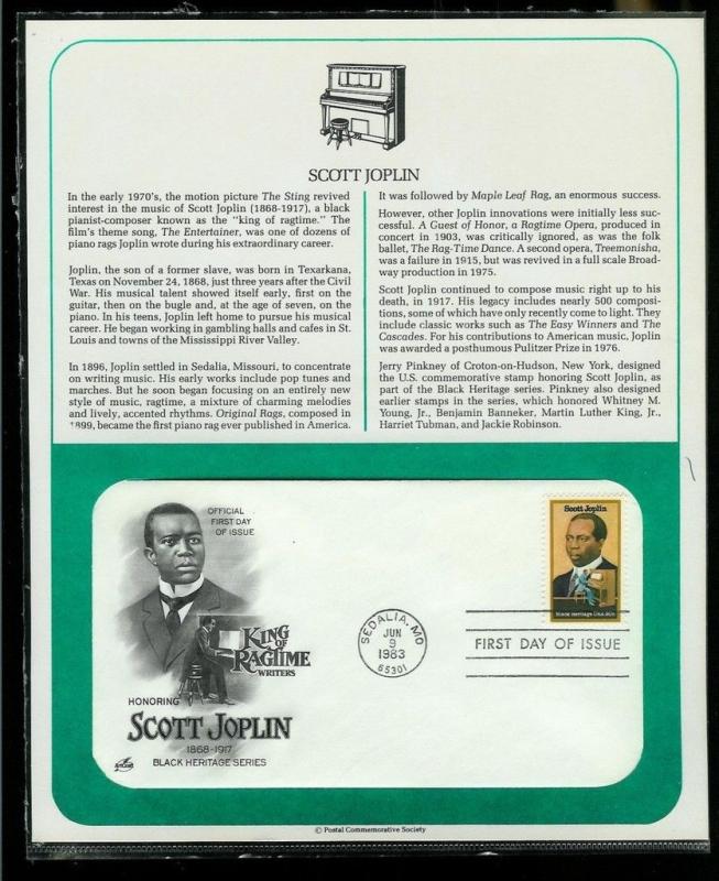 Scott Joplin King of Ragtime Black Heritage Series #2044 Set of 3 on Text Pages