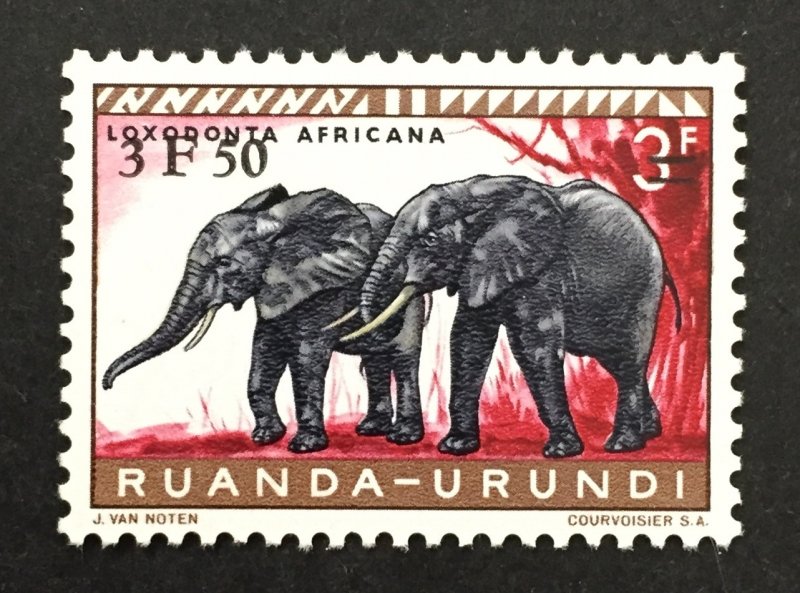 Ruanda-Urundi 1960 #153, #144 Surcharged, MNH.