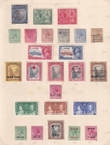 BAHAMAS COLLECTION ON PAGES VF-MLH  & USED VARIOUS SETS CAT VALUE $283