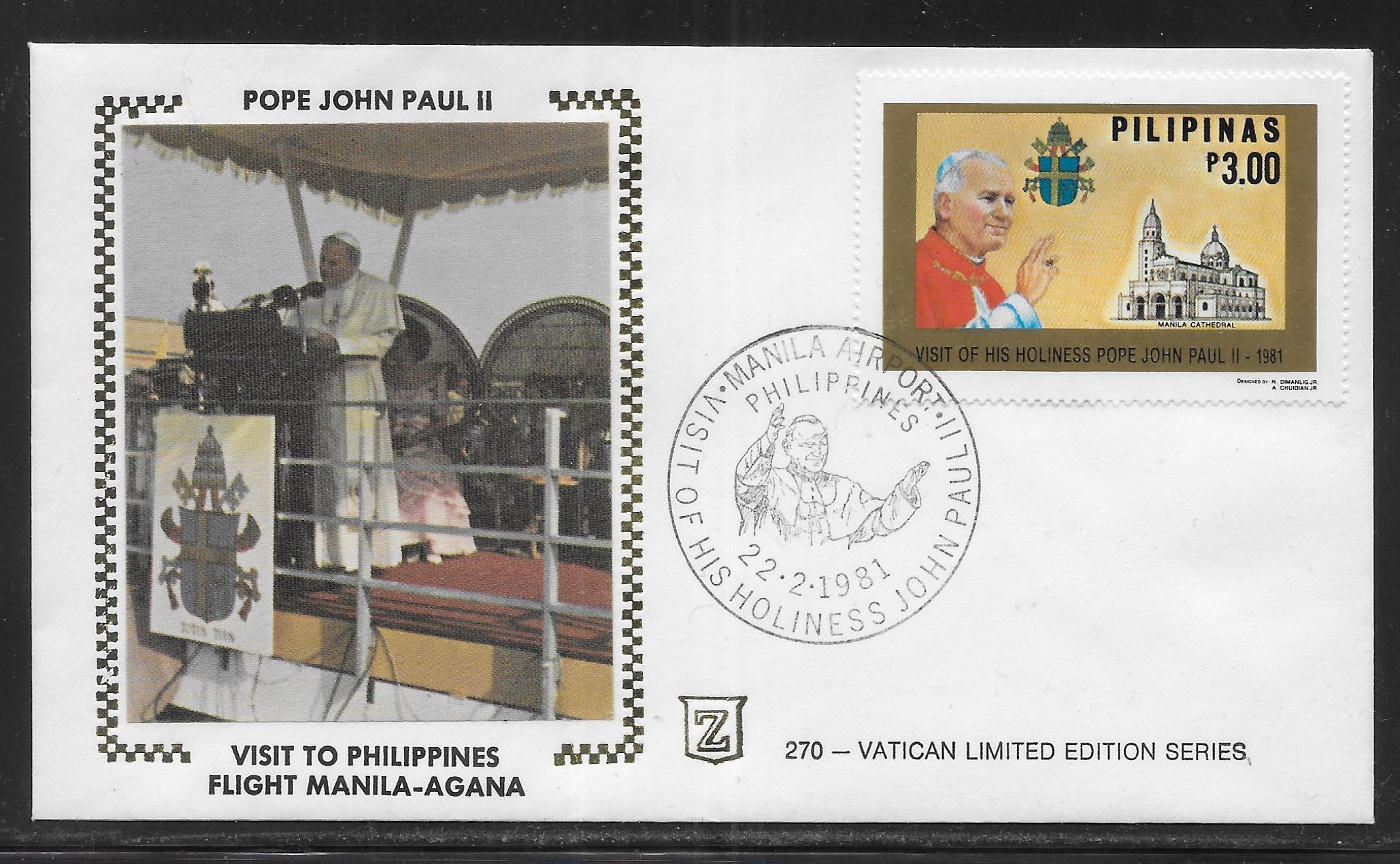 Pope John Paul II 1981 Visit To Philippines Manila To Guam Flight pope-john-paul-ii-1981-visit-to-philippines-manila-to-guam-flight